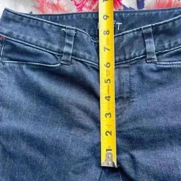 Ann Taylor Loft Modern Crop Pant Women's Dark Demin Size 0 - Picture 6 of 8